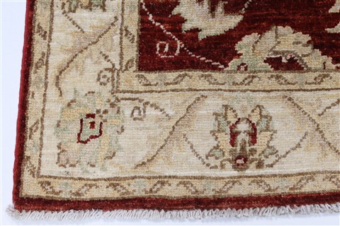 Pishavar Beige Hand Knotted 31 X 49 Area Rug 250-27377 Image 7
