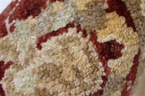 Pishavar Beige Hand Knotted 34 X 45 Area Rug 250-27378 Image 13