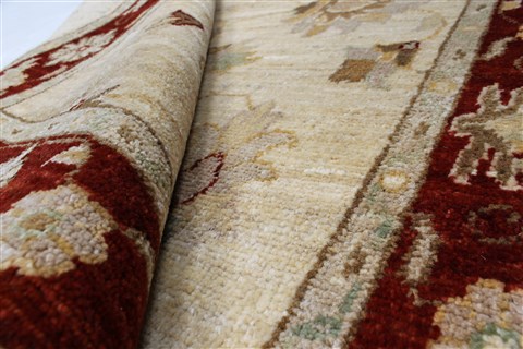 Pishavar Beige Hand Knotted 33 X 50 Area Rug 250-27379 Image 12