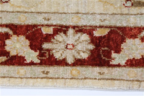 Pishavar Beige Hand Knotted 33 X 50 Area Rug 250-27379 Image 4