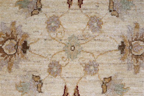 Pishavar Beige Hand Knotted 33 X 50 Area Rug 250-27379 Image 5
