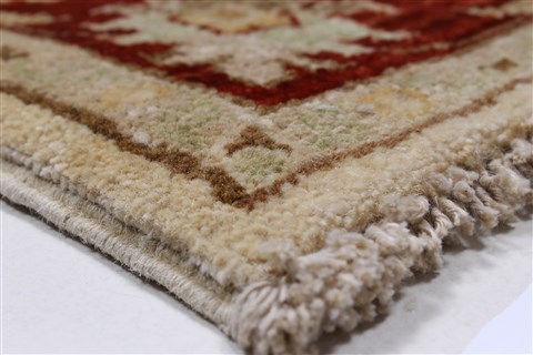 Pishavar Beige Hand Knotted 33 X 50 Area Rug 250-27379 Image 7