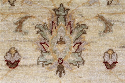 Pishavar Beige Hand Knotted 33 X 50 Area Rug 250-27379 Image 8
