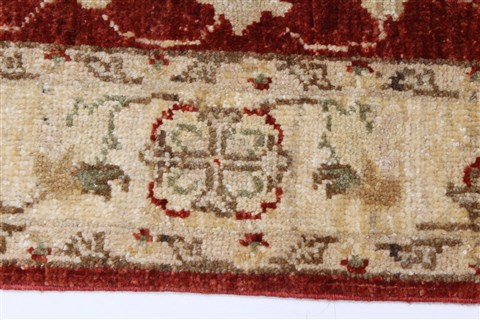 Pishavar Beige Hand Knotted 32 X 49 Area Rug 250-27380 Image 5