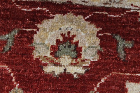 Pishavar Beige Hand Knotted 32 X 49 Area Rug 250-27380 Image 9