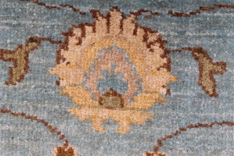 Pishavar Beige Hand Knotted 33 X 411 Area Rug 250-27383 Image 10