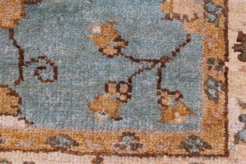 Pishavar Beige Hand Knotted 33 X 411 Area Rug 250-27383 Image 11