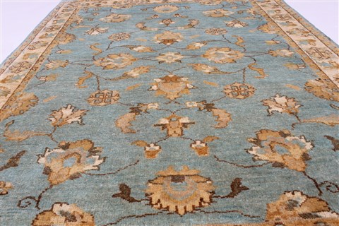 Pishavar Beige Hand Knotted 33 X 411 Area Rug 250-27383 Image 5