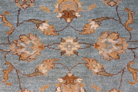 Pishavar Beige Hand Knotted 33 X 411 Area Rug 250-27383 Image 7