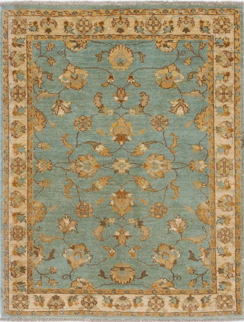 Pishavar Beige Hand Knotted 33 X 411 Area Rug 250-27383 Image 0
