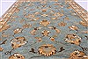 Pishavar Beige Hand Knotted 33 X 411  Area Rug 250-27383 Thumb 5