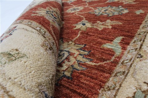 Pishavar Beige Hand Knotted 31 X 411 Area Rug 250-27384 Image 12