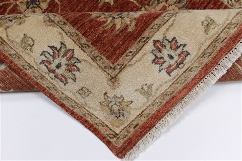 Pishavar Beige Hand Knotted 31 X 411 Area Rug 250-27384 Image 1