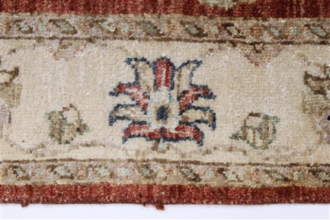 Pishavar Beige Hand Knotted 31 X 411 Area Rug 250-27384 Image 4
