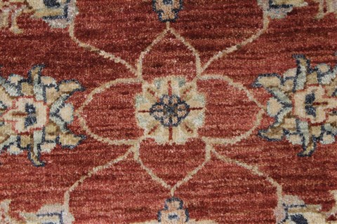 Pishavar Beige Hand Knotted 31 X 411 Area Rug 250-27384 Image 5