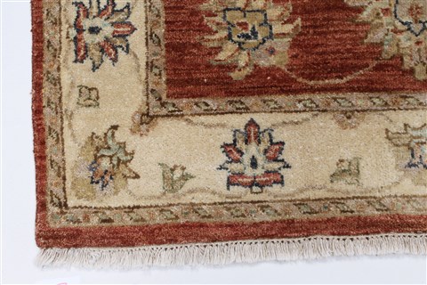 Pishavar Beige Hand Knotted 31 X 411 Area Rug 250-27384 Image 6