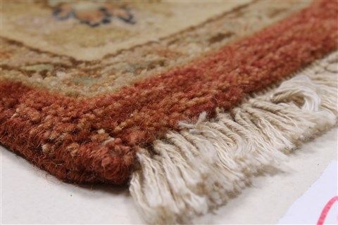 Pishavar Beige Hand Knotted 31 X 411 Area Rug 250-27384 Image 7