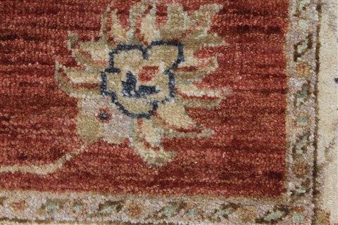 Pishavar Beige Hand Knotted 31 X 411 Area Rug 250-27384 Image 9