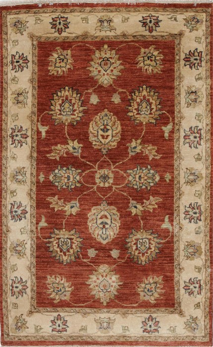 Pishavar Beige Hand Knotted 31 X 411 Area Rug 250-27384 Image 0