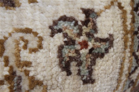 Pishavar Beige Hand Knotted 211 X 53 Area Rug 250-27385 Image 11