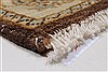 Pishavar Beige Hand Knotted 211 X 53  Area Rug 250-27385 Thumb 7