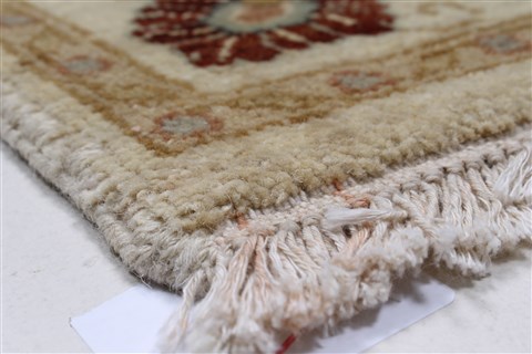 Ziegler Beige Hand Knotted 30 X 53 Area Rug 250-27386 Image 7