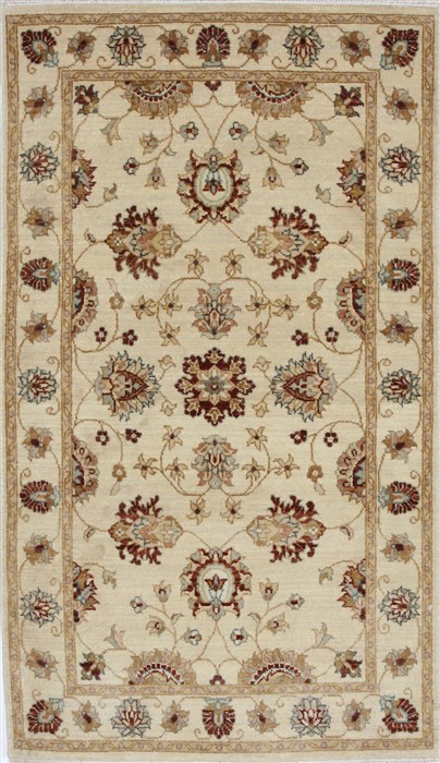 Ziegler Beige Hand Knotted 30 X 53 Area Rug 250-27386 Image 0