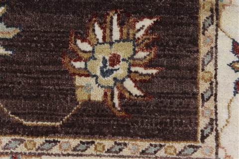 Ziegler Beige Hand Knotted 30 X 54 Area Rug 250-27387 Image 10