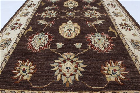 Ziegler Beige Hand Knotted 30 X 54 Area Rug 250-27387 Image 4