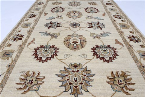 Ziegler Beige Hand Knotted 31 X 52 Area Rug 250-27389 Image 1