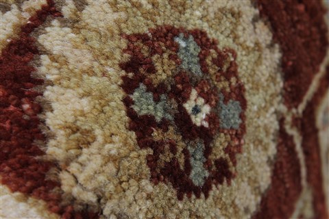 Pishavar Beige Hand Knotted 30 X 52 Area Rug 250-27391 Image 6