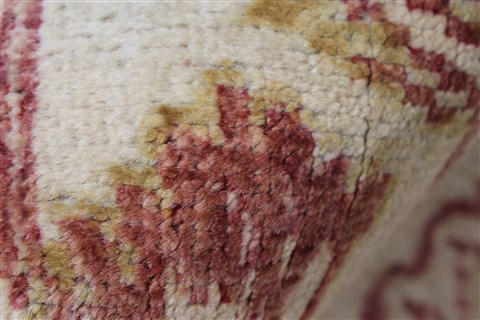 Pishavar Beige Hand Knotted 36 X 52 Area Rug 250-27394 Image 12