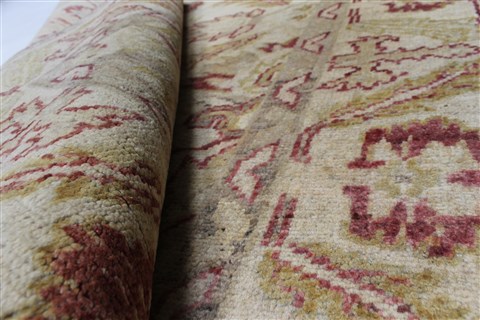 Pishavar Beige Hand Knotted 36 X 52 Area Rug 250-27394 Image 1