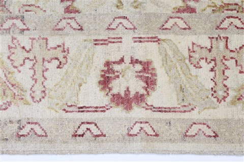 Pishavar Beige Hand Knotted 36 X 52 Area Rug 250-27394 Image 5