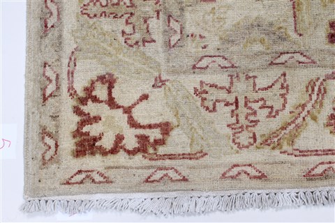 Pishavar Beige Hand Knotted 36 X 52 Area Rug 250-27394 Image 7