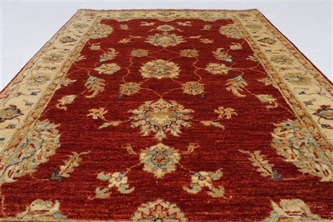 Pishavar Red Hand Knotted 35 X 411 Area Rug 250-27396 Image 3
