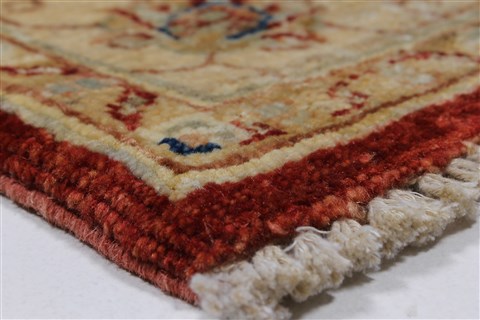 Pishavar Red Hand Knotted 35 X 411 Area Rug 250-27396 Image 7