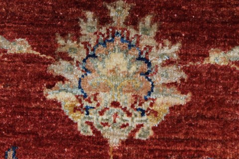 Pishavar Red Hand Knotted 35 X 411 Area Rug 250-27396 Image 8