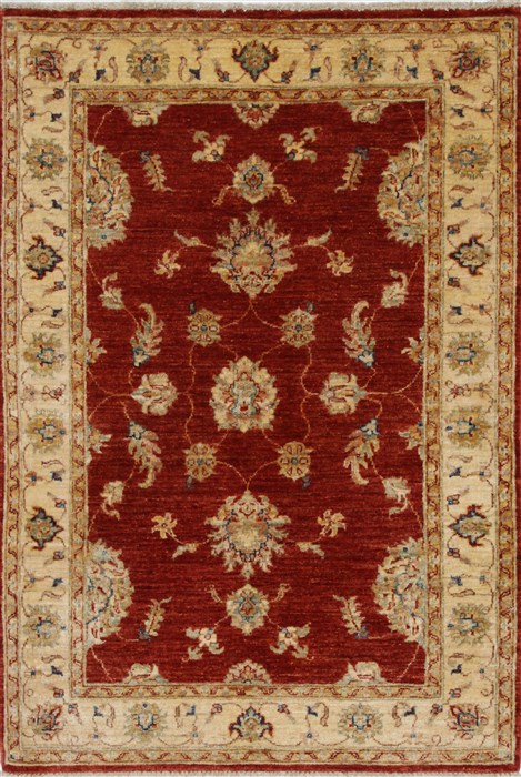 Pishavar Red Hand Knotted 35 X 411 Area Rug 250-27396 Image 0