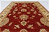 Pishavar Red Hand Knotted 35 X 411  Area Rug 250-27396 Thumb 3