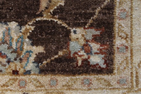 Ziegler Beige Hand Knotted 211 X 53 Area Rug 250-27398 Image 10