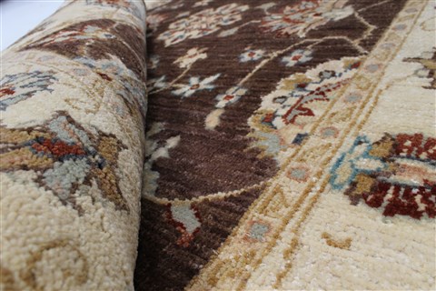 Ziegler Beige Hand Knotted 211 X 53 Area Rug 250-27398 Image 1