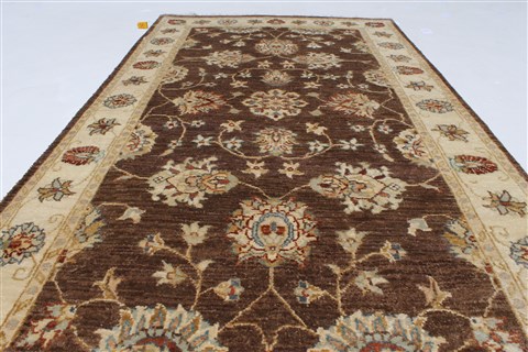 Ziegler Beige Hand Knotted 211 X 53 Area Rug 250-27398 Image 4