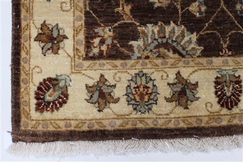 Ziegler Beige Hand Knotted 211 X 53 Area Rug 250-27398 Image 7