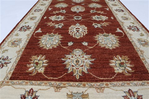 Ziegler Beige Hand Knotted 30 X 52 Area Rug 250-27399 Image 2