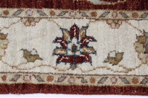 Ziegler Beige Hand Knotted 30 X 52 Area Rug 250-27399 Image 3