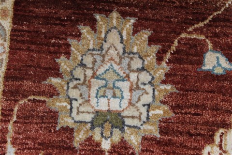 Ziegler Beige Hand Knotted 30 X 52 Area Rug 250-27399 Image 7