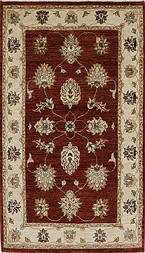 Ziegler Beige Hand Knotted 3'0" X 5'2"  Area Rug 250-27399