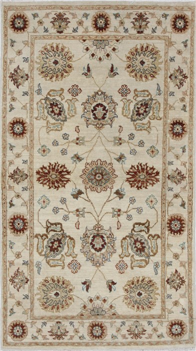 Ziegler Beige Hand Knotted 30 X 54 Area Rug 250-27401 Image 0