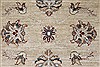 Pishavar Beige Hand Knotted 210 X 48  Area Rug 250-27402 Thumb 5